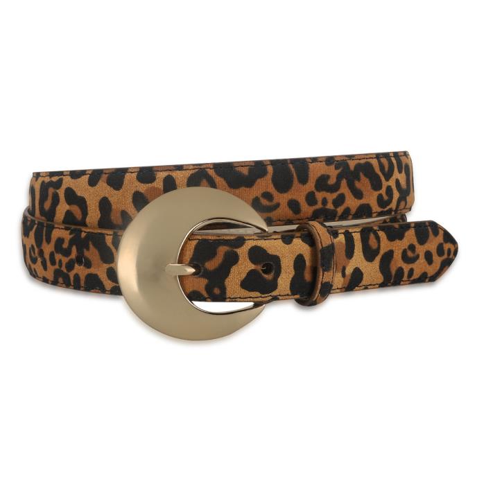 totes® Ladies Slim Jeans Belt Animal Extra Image 1